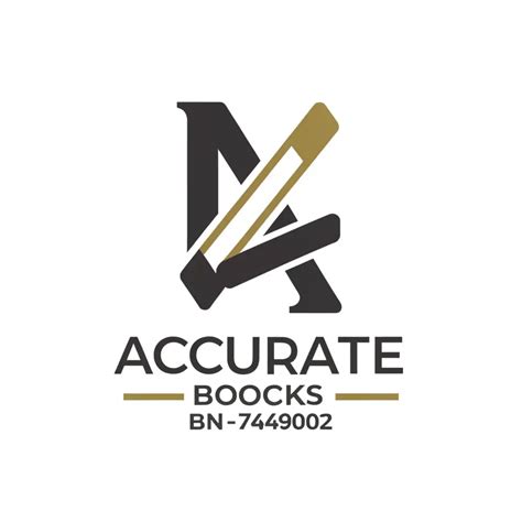 LOGO Design For Accurate Books BN 7449002 Clean Letter Logo for Finance ...