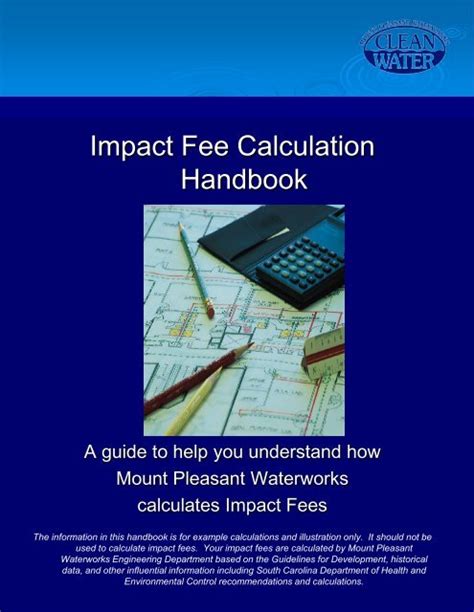 Impact Fee Calculation Guide - Mount Pleasant Waterworks