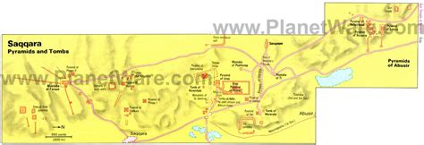 Saqqara Pyramid Map