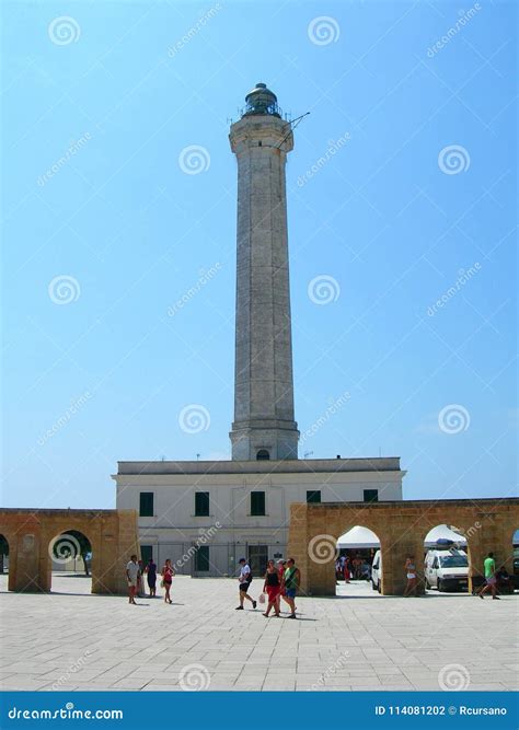 Italy, Salento: Lighthouse of Santa Maria Di Leuca. Editorial Photography - Image of famous ...