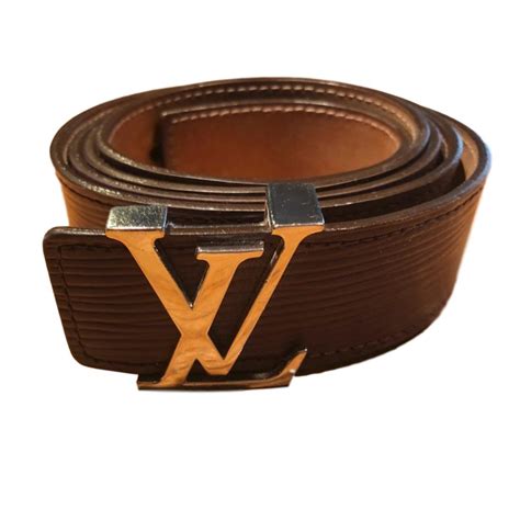 Louis Vuitton Belts Belts Leather Purple ref.62792 - Joli Closet