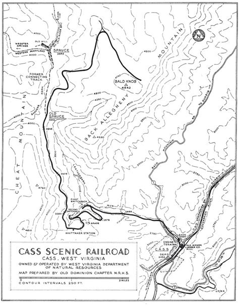 The Cass Scenic Railroad, Cass, West Virginia