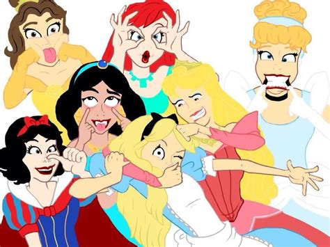 Disney princesses funny faces | Funny disney pictures, Disney princess funny, Silly pictures