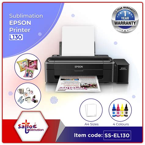 Sublimation Epson Printer L130- 4 Color Epson Printer at cheap price now