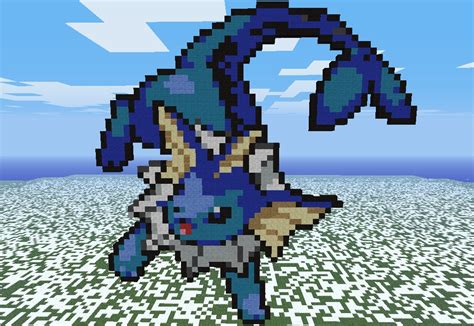 Pixel Art Series Vaporeon Minecraft Map 38844 | Hot Sex Picture