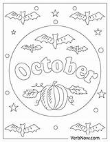 Free OCTOBER Coloring Pages & Book For Download Printable PDF  VerbNow sketch template