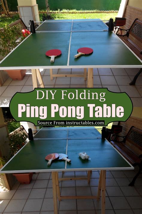 27 DIY Ping Pong Table Projects - DIYsCraftsy