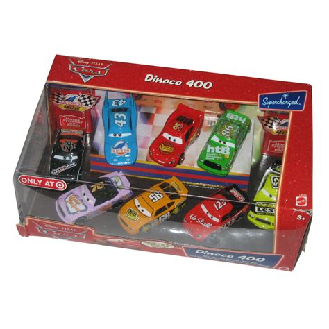 Disney Pixar Cars Movie Dinoco 400 Collectors Mattel 8pc Toy Car Set ...