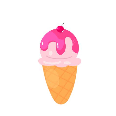 Strawberry Ice Cream With Cone, Strawberry Ice Cream, Ice Cream Cones, Ice Cream PNG Transparent ...