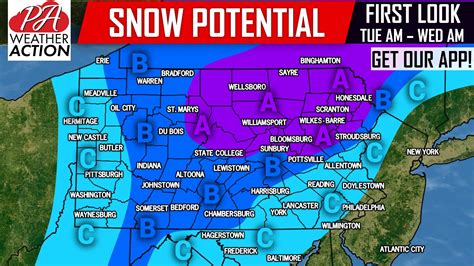 First Look At Snowfall Potential for Tuesday’s Winter Storm – PA ...