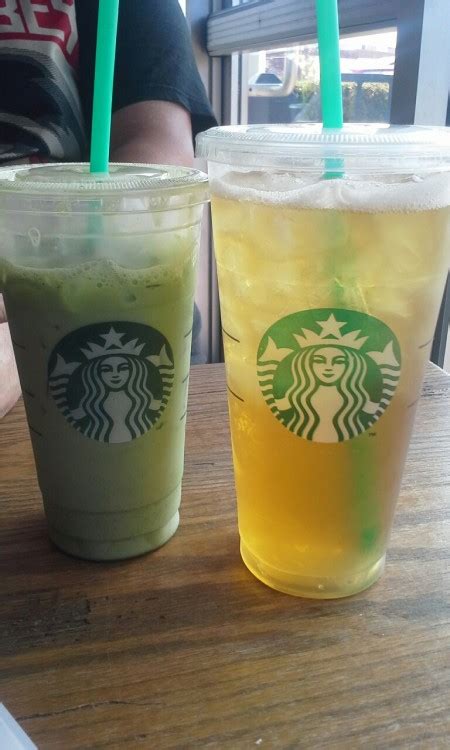 iced green tea latte on Tumblr