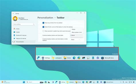 How to show Taskbar labels on Windows 11 - Pureinfotech