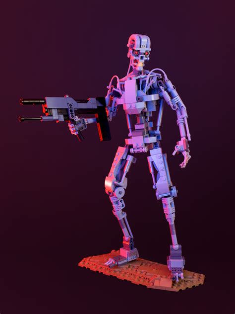 Instructions for Custom LEGO Terminator T-800 – Build Better Bricks