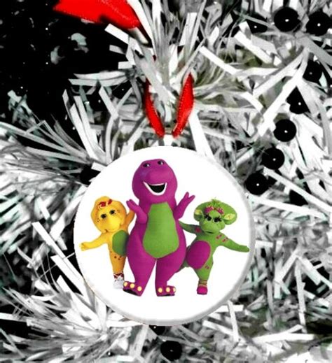 Barney & Friends Christmas Tree 2.25 Ornament by MayoBass on Etsy