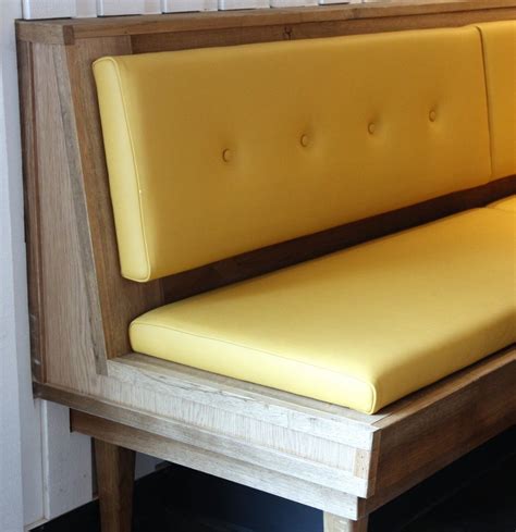 Yellow Banquette Bench Dining Benches And Banquettes Corner Banquette ...