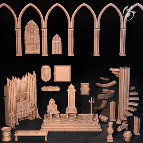 Throne Room Objects And Props | Miniset.net - Miniatures Collectors Guide