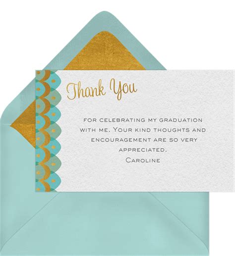 10 Graduation Thank You Cards to Send to Your Personal Cheer Squad