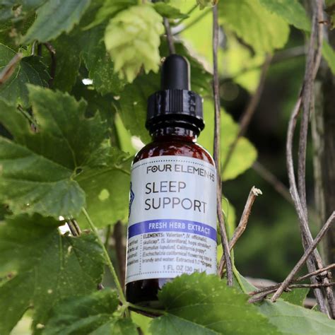 Sleep Support Herbal Tincture Blend – Four Elements Herbals