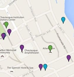 Chautauqua Institution Map - Sibyl Fanechka