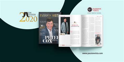 Peter Cox - Passion Vista Magazine