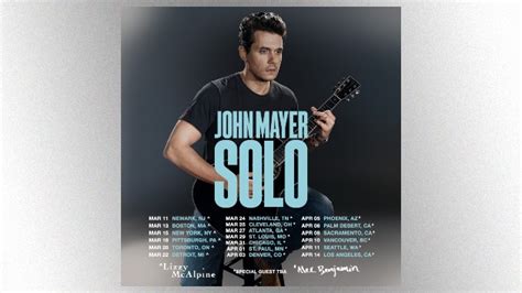 John Mayer to launch first-ever solo acoustic tour this spring – 97.9 WRMF