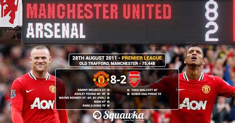 Arsenal Manchester United 8-2 : The Teams From Man Utd 8 2 Arsenal Then ...