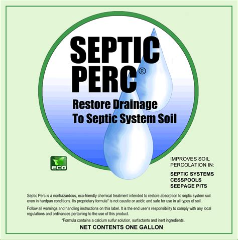 Septic Perc Drain Field Treatment | Eco-Friendly | USA