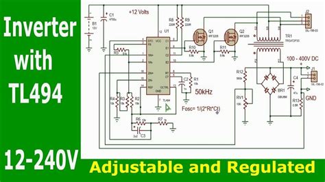 Building a 12v to 240v Inverter: A Comprehensive Circuit Diagram Tutorial