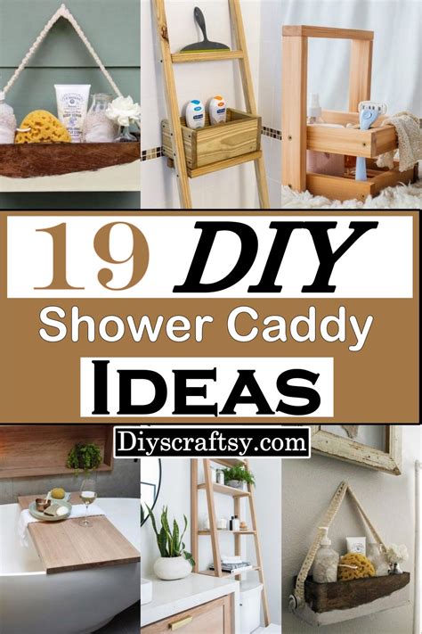 19 DIY Shower Caddy Ideas For Your Bathroom - DIYsCraftsy