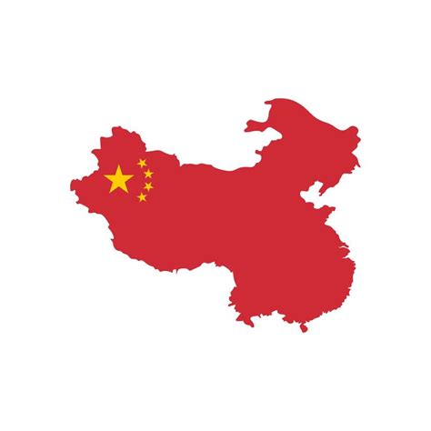 china country flag and map vector. 17763318 Vector Art at Vecteezy