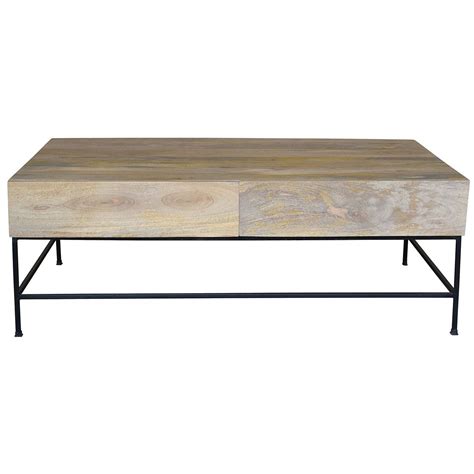 Watson Coffee Table | Iron coffee table, Coffee table with storage, Coffee table with drawers