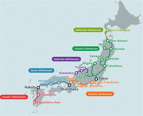 bullet train map | Train map, Japan, Osaka