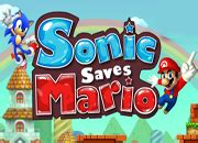 Sonic Saves Mario | juegos de sonic - jugar online