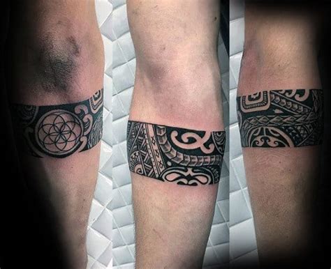 50 Tribal Armband Tattoo Designs For Men - Masculine Ink Ideas