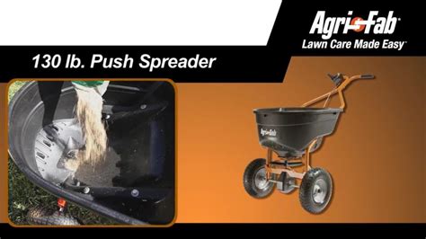 Agri-Fab 130 lb Push Broadcast Spreader - Walmart.com