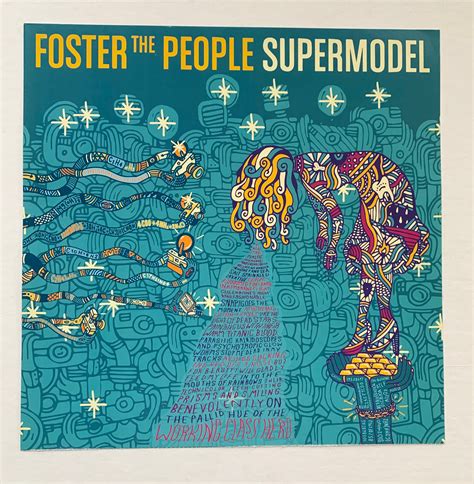 Foster the People: Supermodel Album Poster Flat 12x12 - Etsy