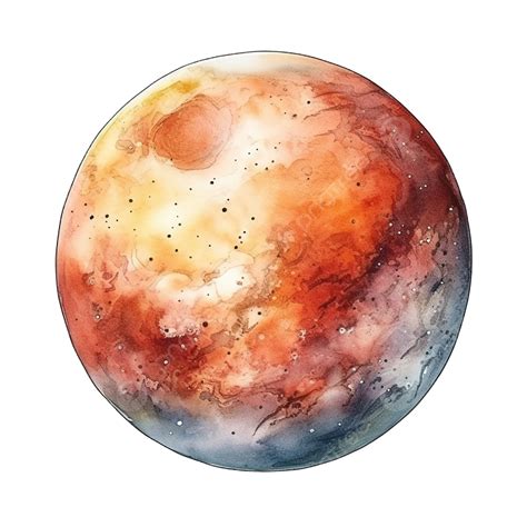 Pluto Watercolor Planet, Pluto, Watercolor, Planet PNG Transparent ...