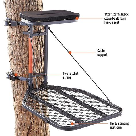 Guide Gear Hang On Tree Stand | Tree stand hunting, Tree stand, Hunting diy