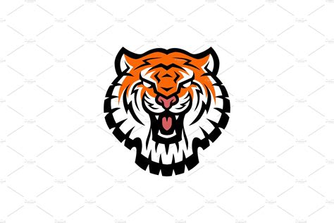 tiger head logo vector icon – MasterBundles