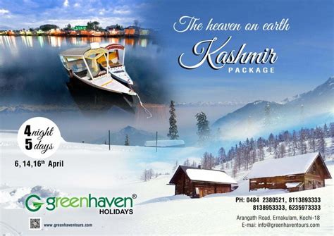 Kashmir Package - Green Haven Tours