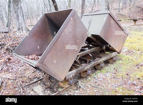 gold ore mining cart Stock Photo - Alamy