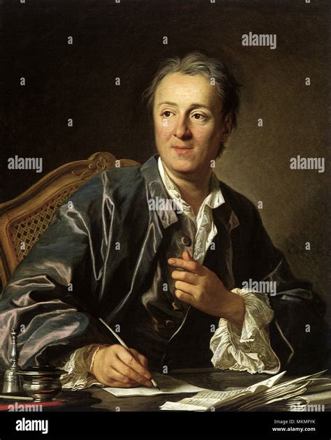 Portrait of Denis Diderot 1767 Stock Photo - Alamy