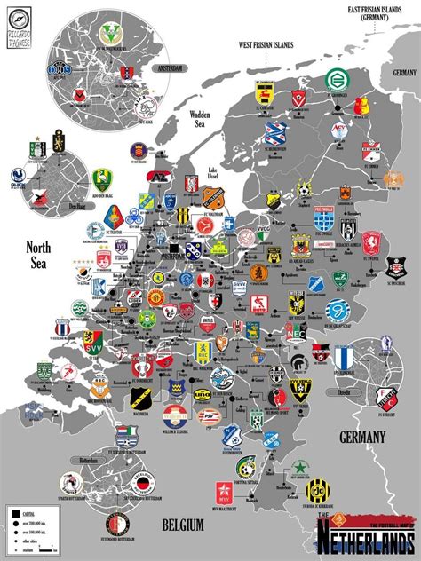 Map with the most important clubs of the... - Maps on the Web