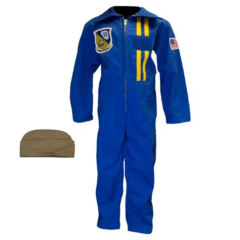 Trooper Kids Blue Angels Flight Suit with Garrison Cap