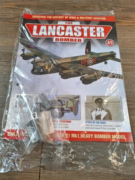 BUILD THE LANCASTER Bomber Model Sealed Magazine Issue 45 Hachette Rare ...