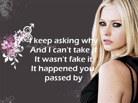 Avril Lavigne Slipped away With Lyrics | Lyrics, I miss you, Miss you