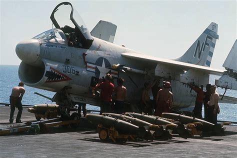 A-7A Corsair II Carrier Midway May 22, 1972 | Us navy aircraft, Wwii aircraft, Navy aircraft