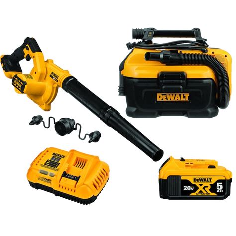 DEWALT 20V MAX 2-Tool Combo Kit (Blower and Vacuum) in the Power Equipment Combo Kits department ...