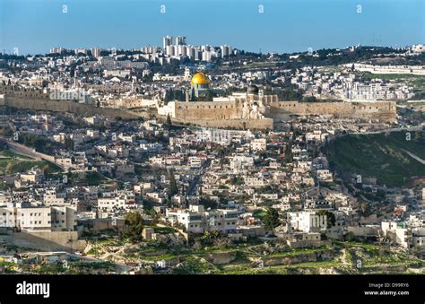 The Temple Mount, also know as Mount Moriah in Jerusalem, Israel It is ...