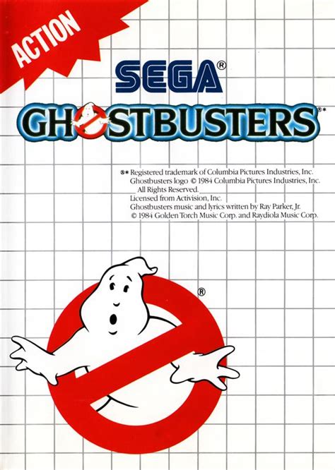 Ghostbusters (1987) SEGA Master System box cover art - MobyGames